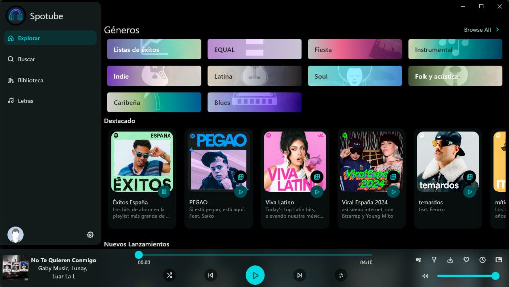 Spotube para Windows